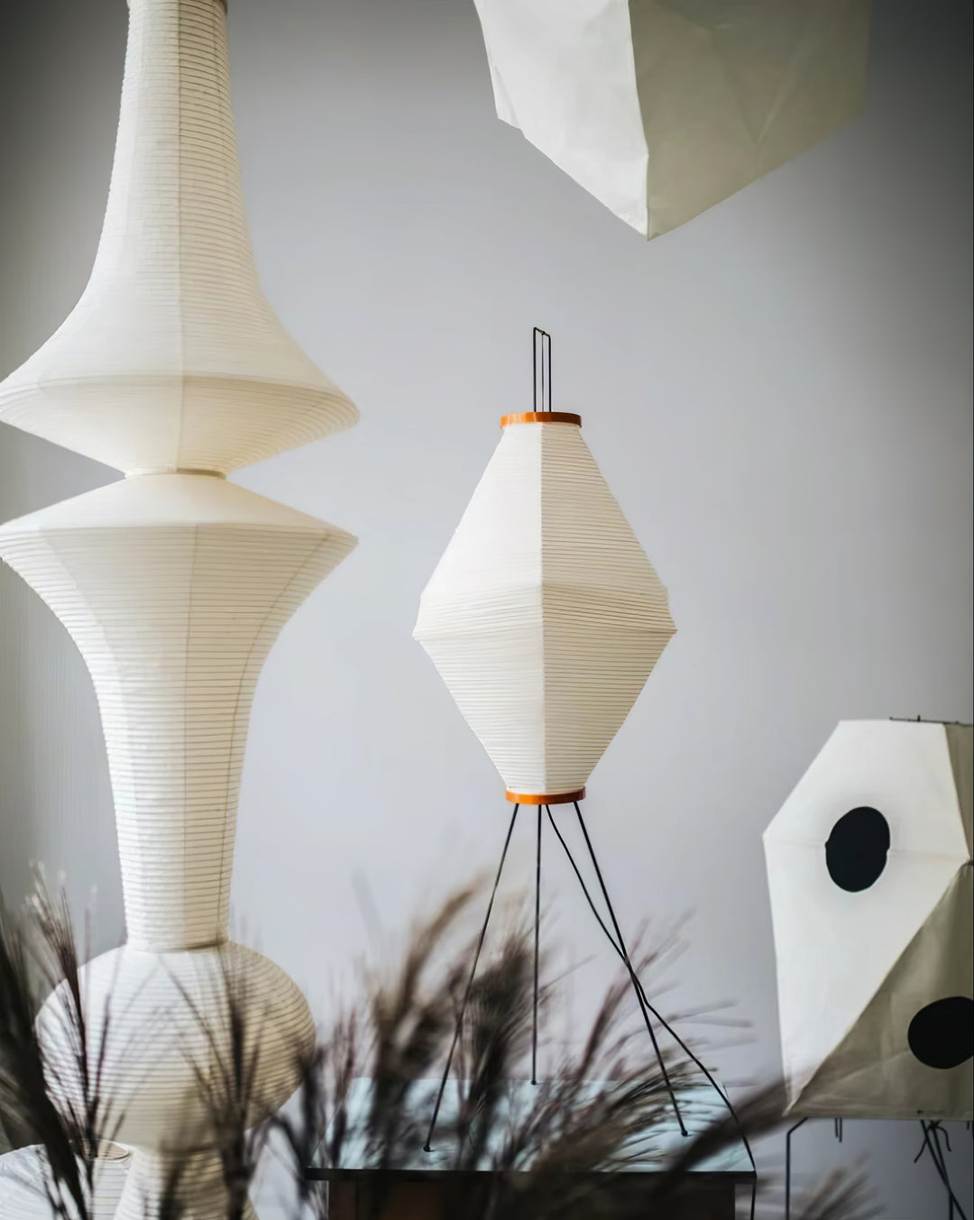 Washi Paper E Pendant Light - Vakkerlight