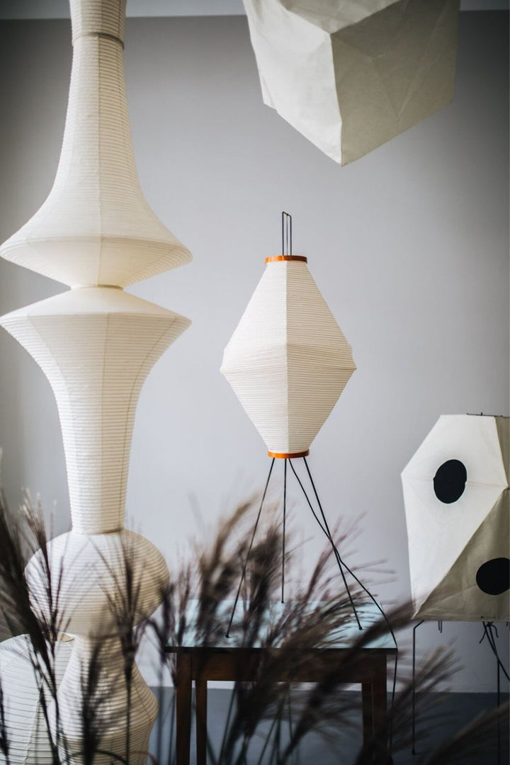 Washi Paper E Pendant Swag Light - Vakkerlight