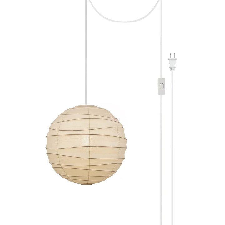 Washi Paper Pendant Swag Lamp - Vakkerlight