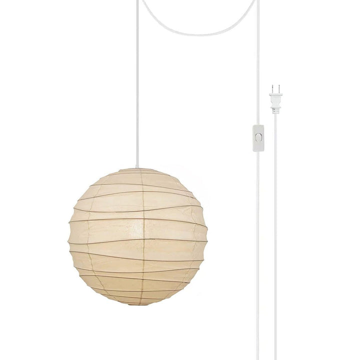 Washi Paper Pendant Swag Lamp - Vakkerlight