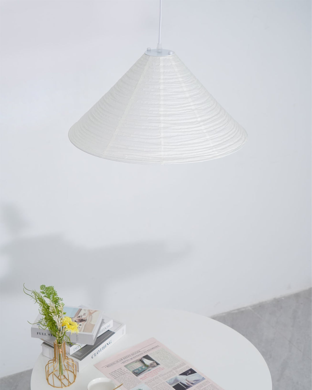 Washi Paper Pyramid Pendant Lamp - Vakkerlight