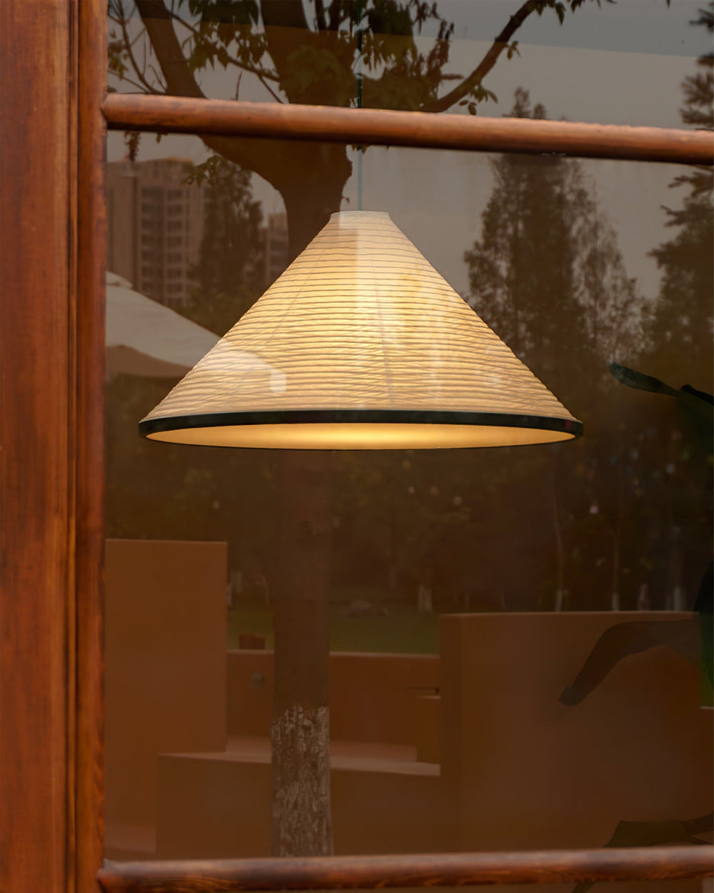 Washi Paper Pyramid Pendant Lamp - Vakkerlight