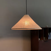 Washi papieren piramide hanglamp 