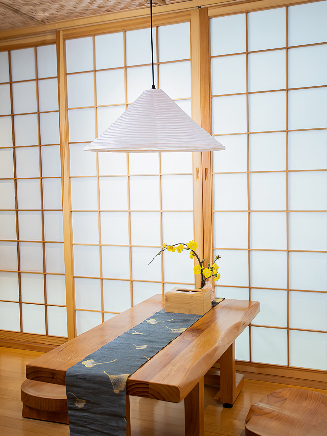 Washi Paper Pyramid Pendant Lamp - Vakkerlight