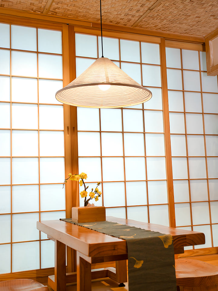 Washi Paper Pyramid Pendant Lamp - Vakkerlight