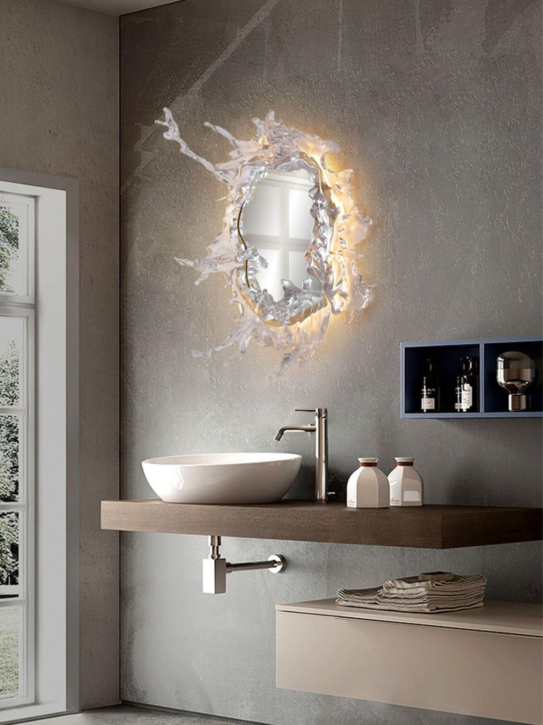 Water Drop Mirror Wall Lamp - Vakkerlight