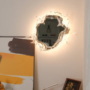 مصباح حائط بمرآة قطرة الماء
