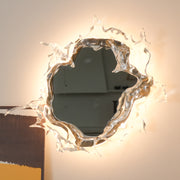 مصباح حائط بمرآة قطرة الماء