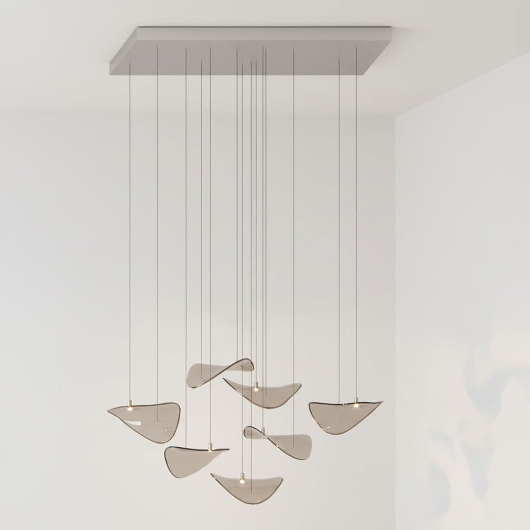 Wave Floating Leaf Chandelier - Vakkerlight