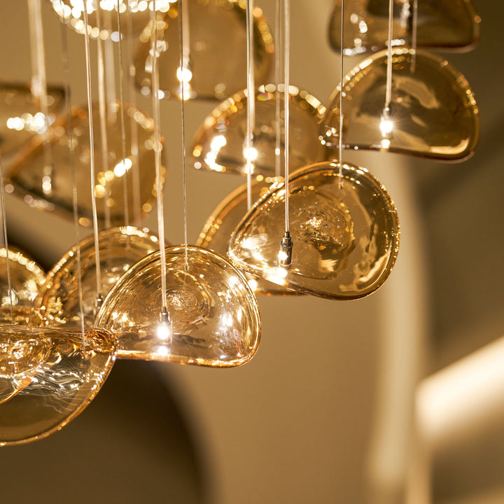 Wave Floating Leaf Chandelier - Vakkerlight