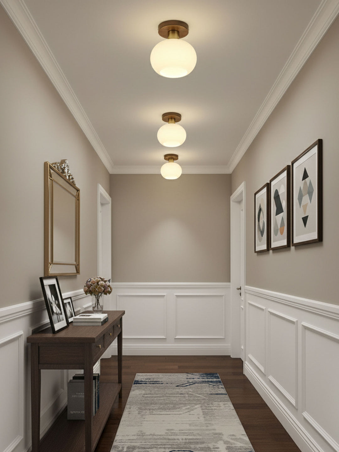 White Shell Ceiling Lamp - Vakkerlight