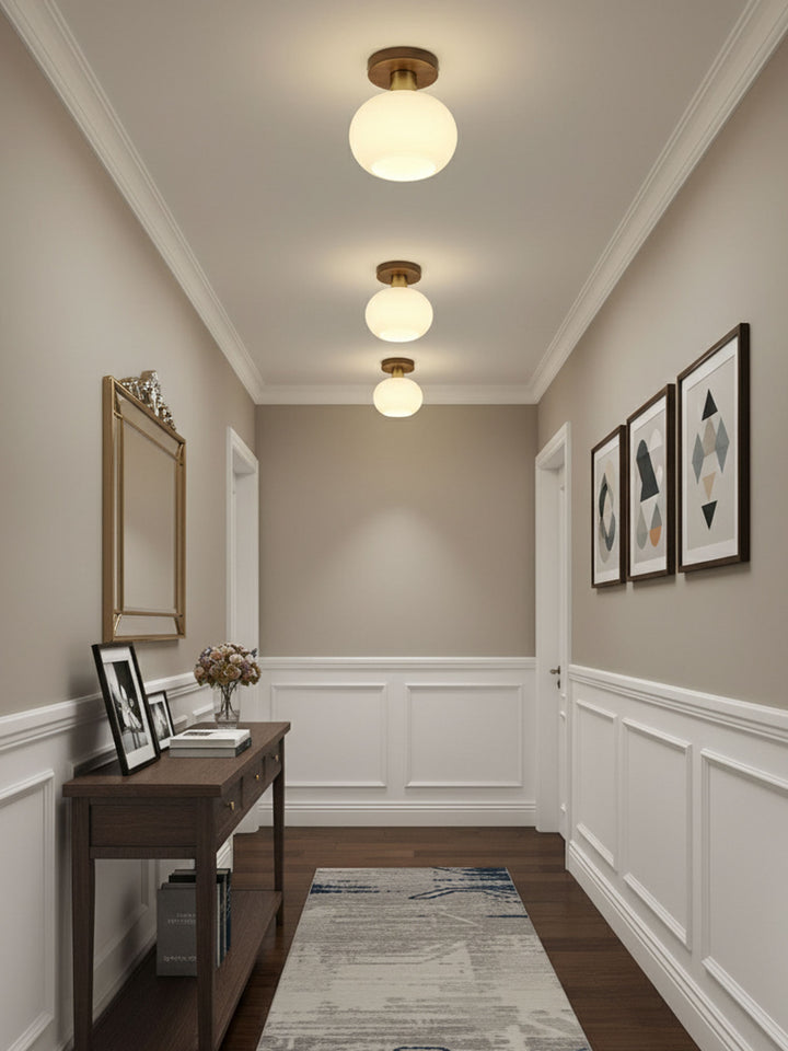 White Shell Ceiling Lamp - Vakkerlight