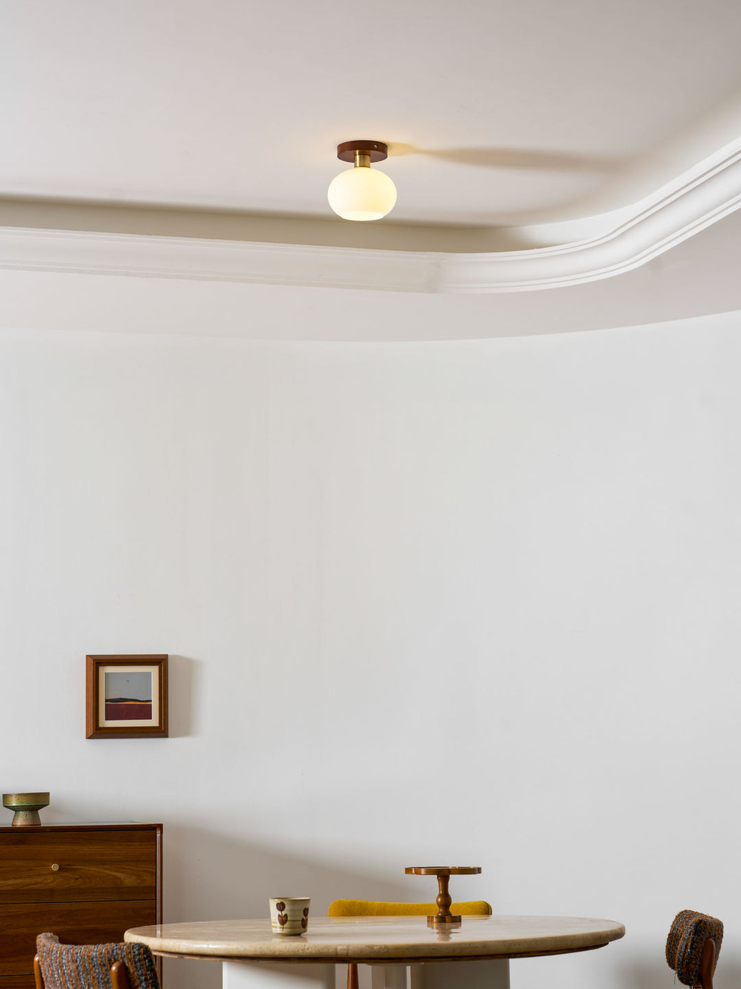 White Shell Ceiling Lamp - Vakkerlight