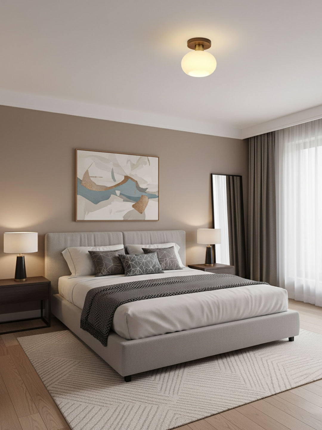 White Shell Ceiling Lamp - Vakkerlight