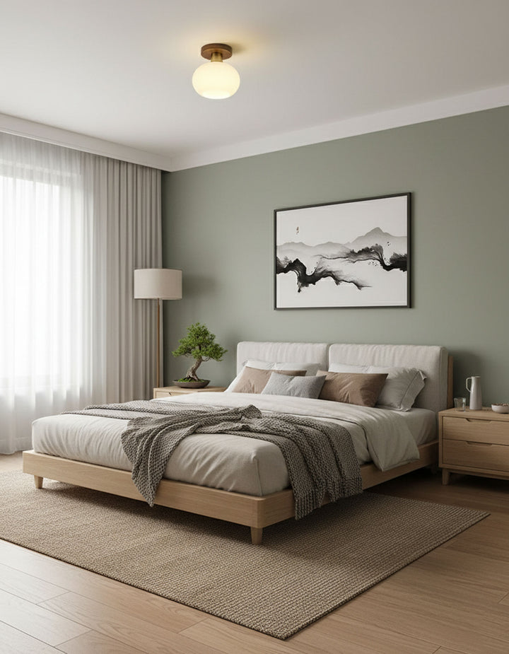 White Shell Ceiling Lamp - Vakkerlight