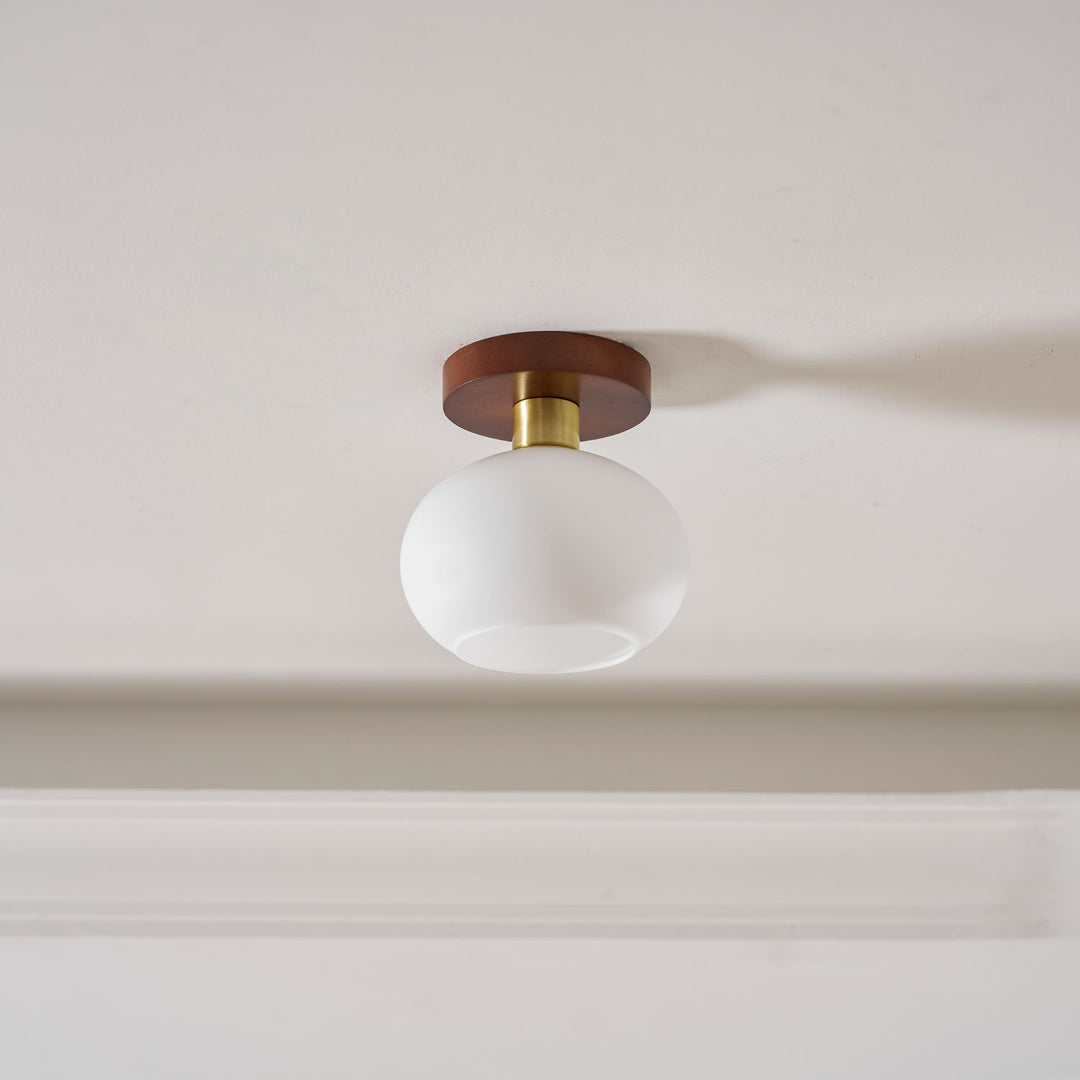 White Shell Ceiling Lamp - Vakkerlight