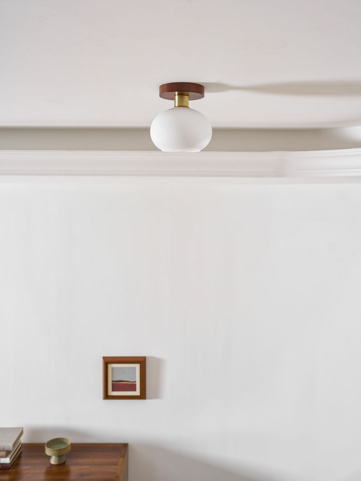White Shell Ceiling Lamp - Vakkerlight