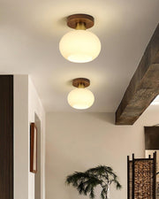 White Shell Ceiling Lamp - Vakkerlight