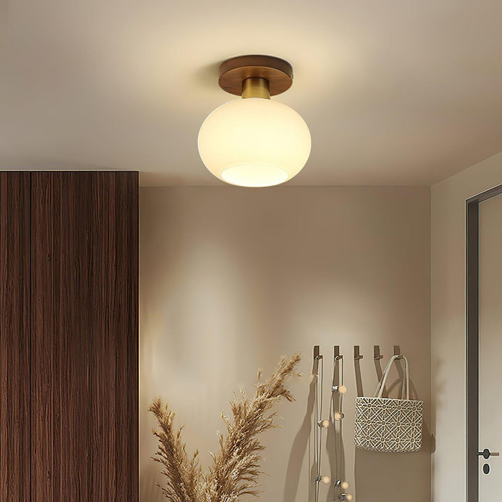 White Shell Ceiling Lamp - Vakkerlight