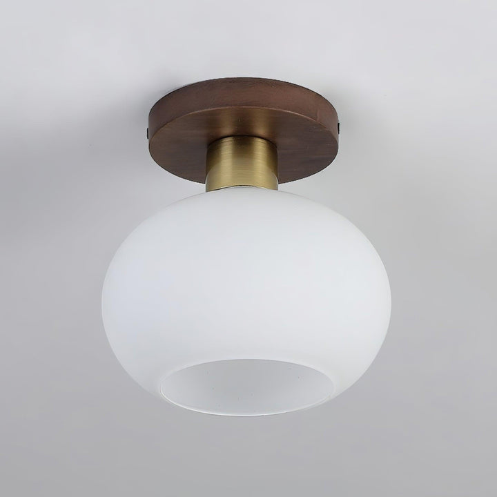 White Shell Ceiling Lamp - Vakkerlight