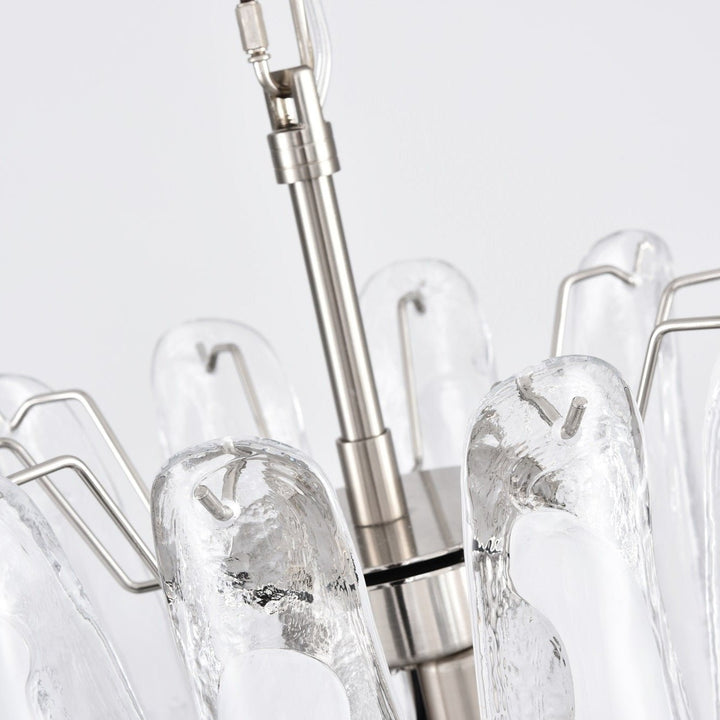 White Cloud Glass Petals Chandelier - Vakkerlight