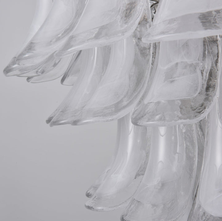 White Cloud Glass Petals Chandelier - Vakkerlight