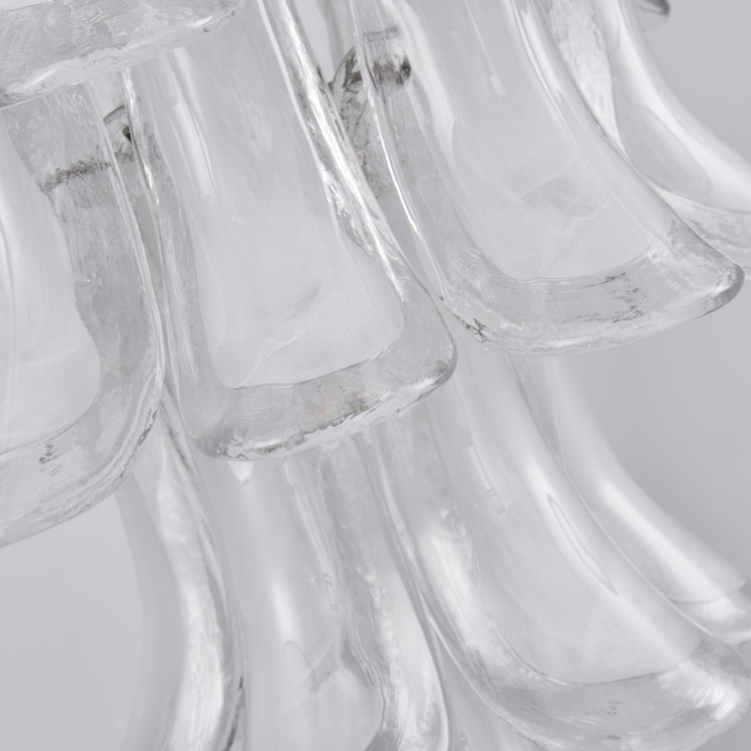 White Cloud Glass Petals Chandelier - Vakkerlight