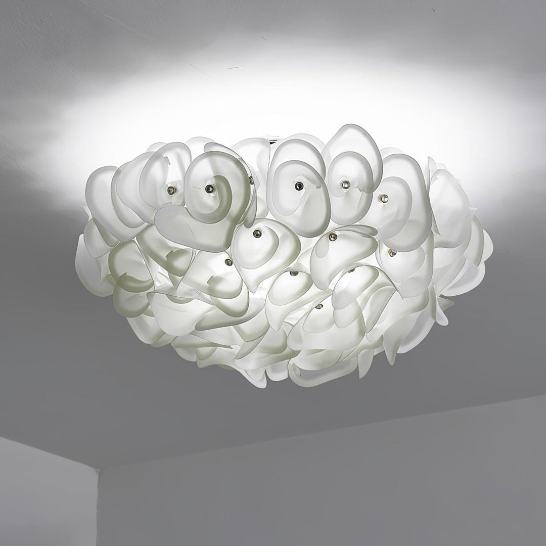 White Hydrangea Ceiling Lamp - Vakkerlight