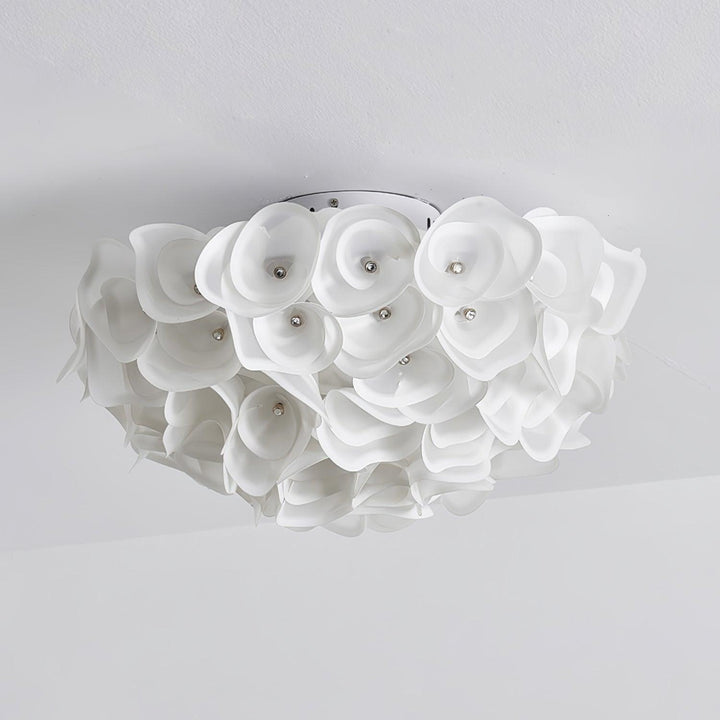 White Hydrangea Ceiling Lamp - Vakkerlight