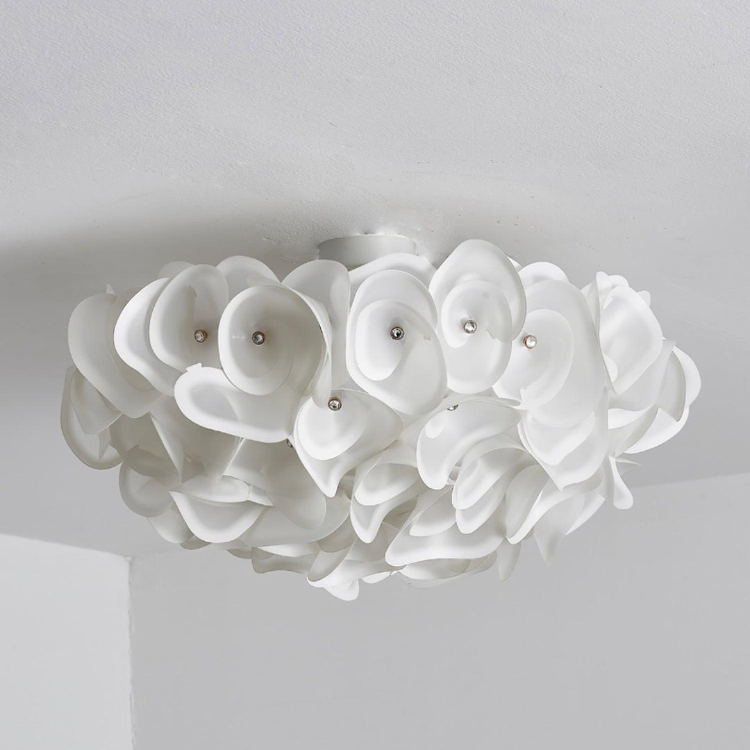 White Hydrangea Ceiling Lamp - Vakkerlight