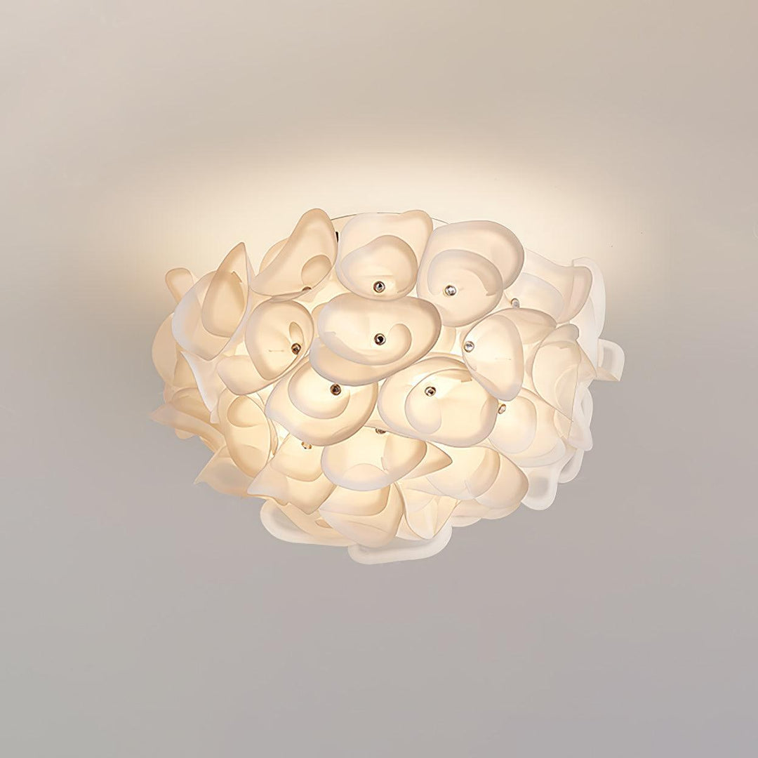 White Hydrangea Ceiling Lamp - Vakkerlight