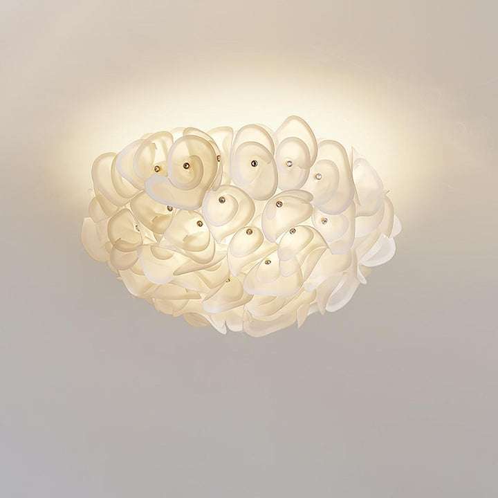 White Hydrangea Ceiling Lamp - Vakkerlight