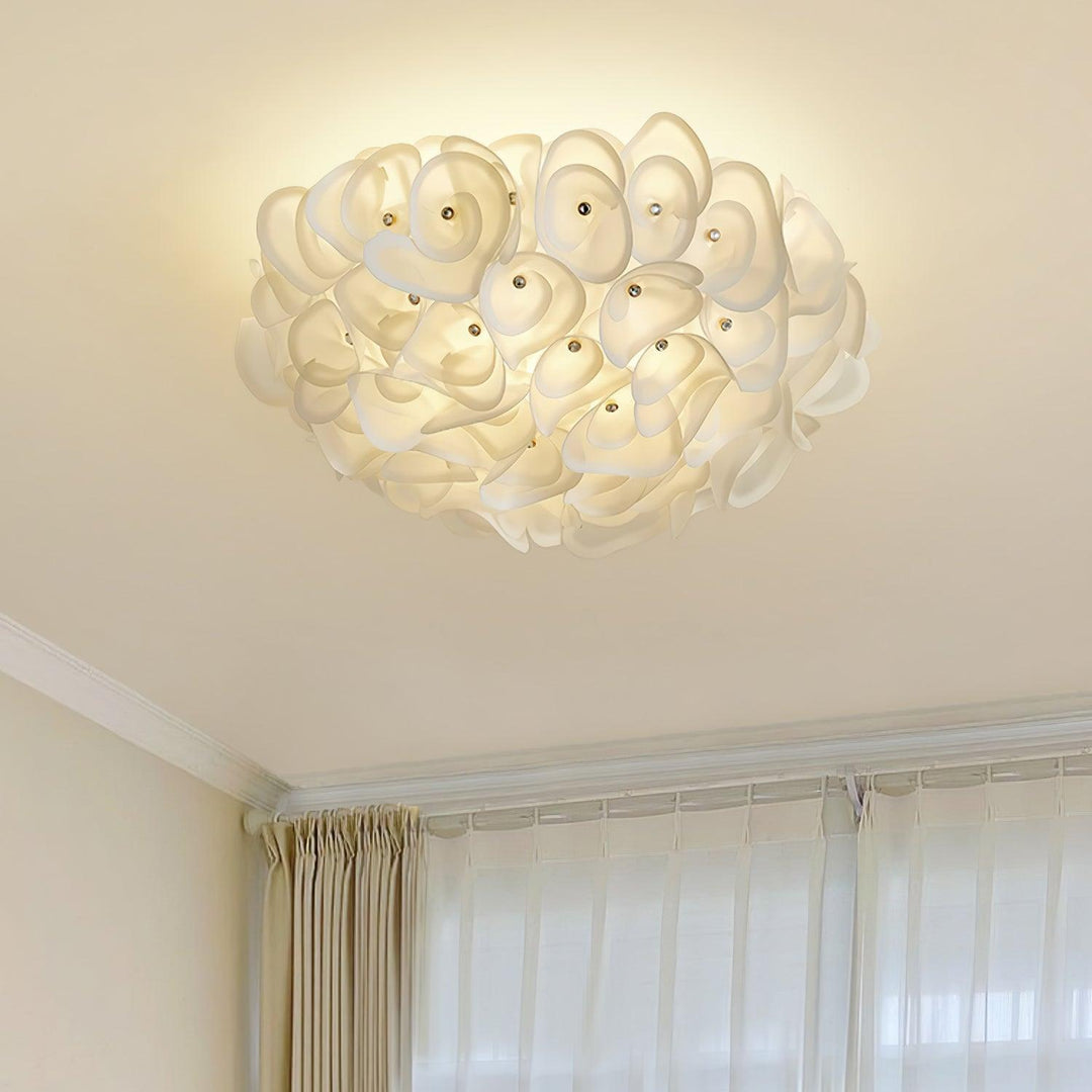 White Hydrangea Ceiling Lamp - Vakkerlight