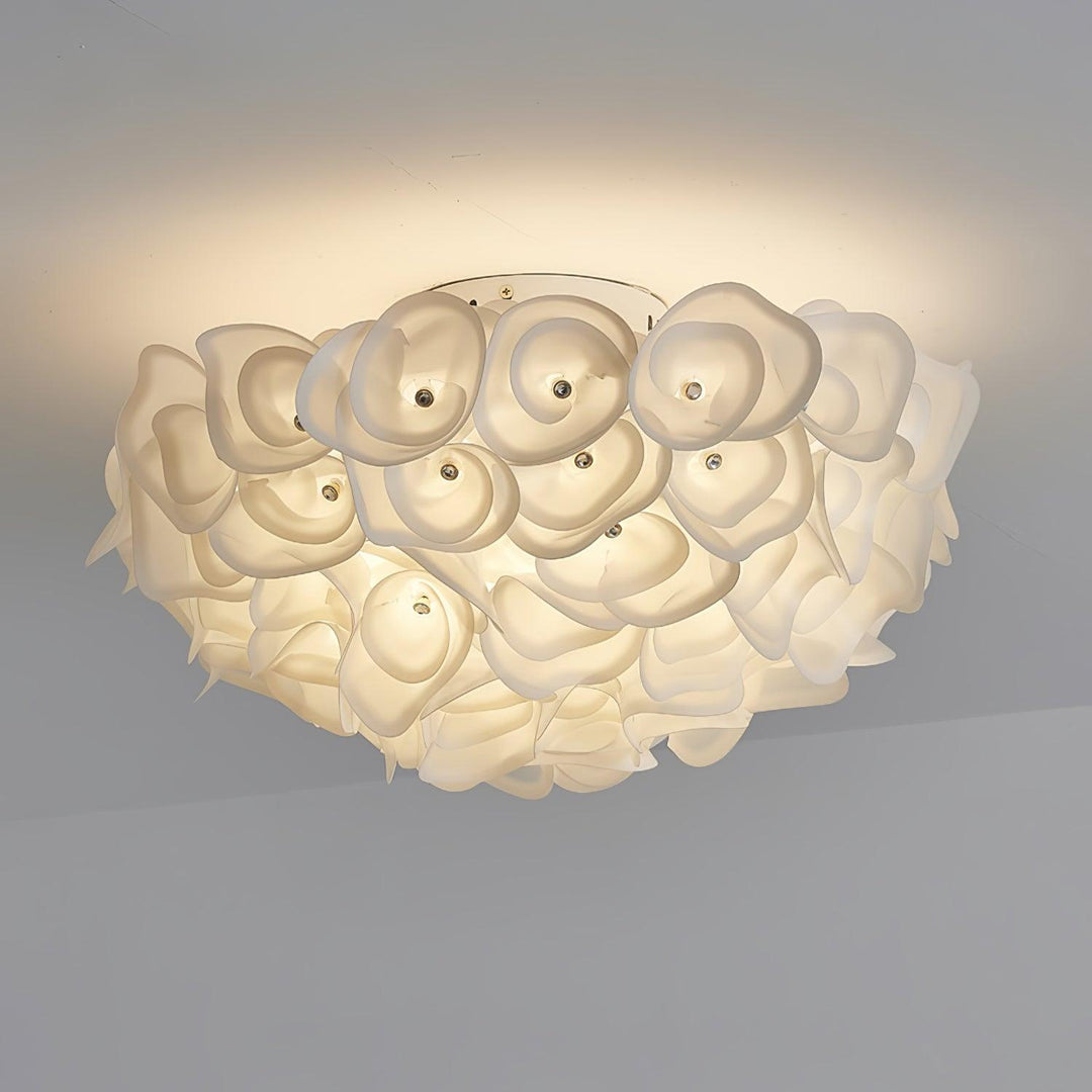 White Hydrangea Ceiling Lamp - Vakkerlight