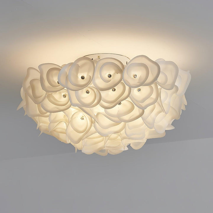 White Hydrangea Ceiling Lamp - Vakkerlight