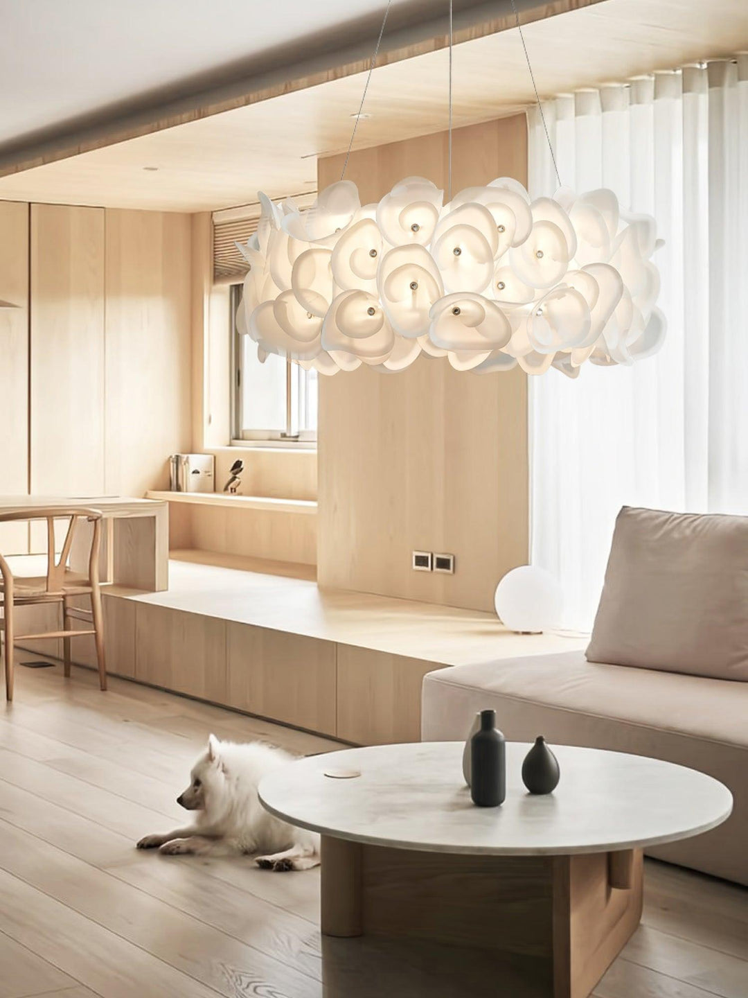 White Hydrangea Pendant Lamp - Vakkerlight