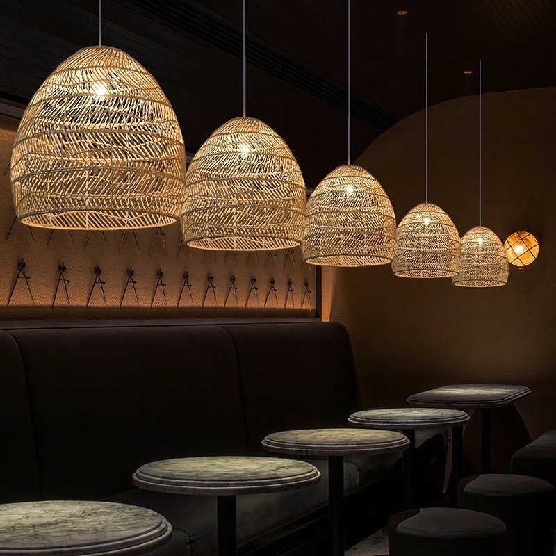 Wicker Pendant Lamp - Vakkerlight