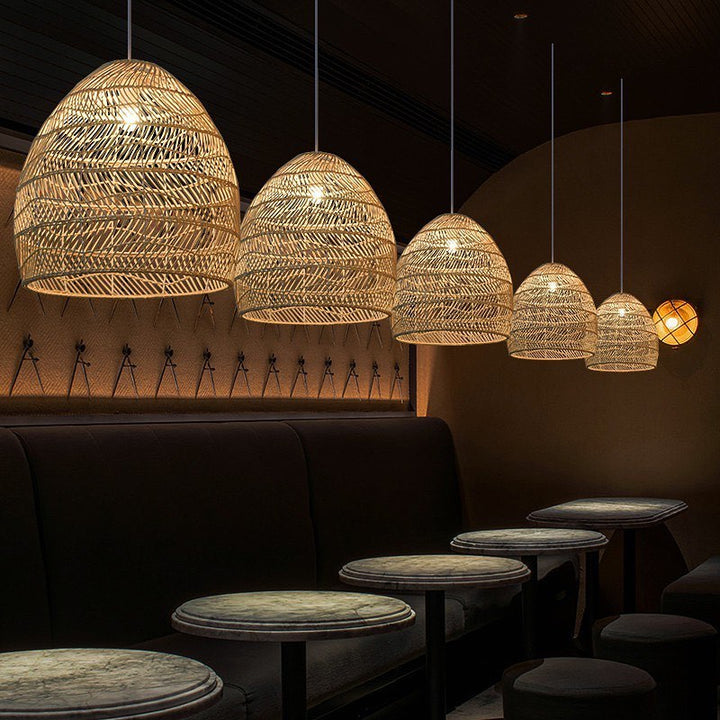 Wicker Pendant Lamp - Vakkerlight