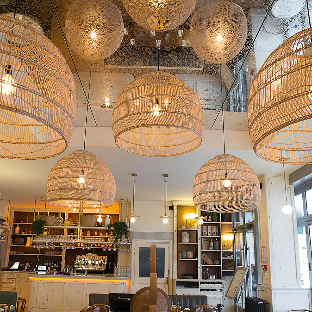 Wicker Pendant Lamp - Vakkerlight