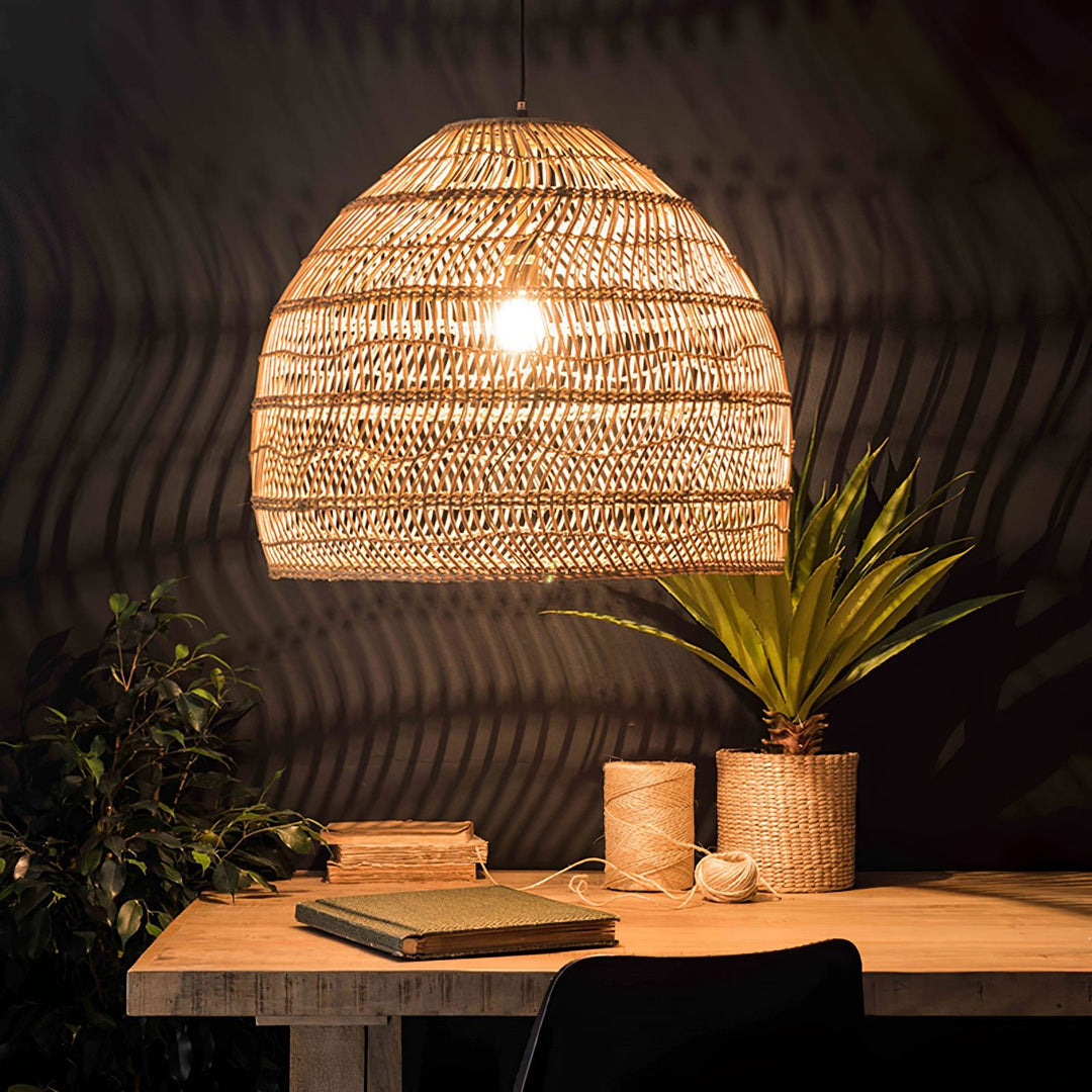 Wicker Pendant Lamp - Vakkerlight