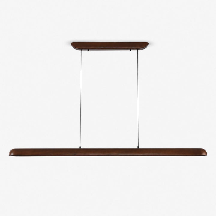 Wide Wood Linear Pendant Light - Vakkerlight