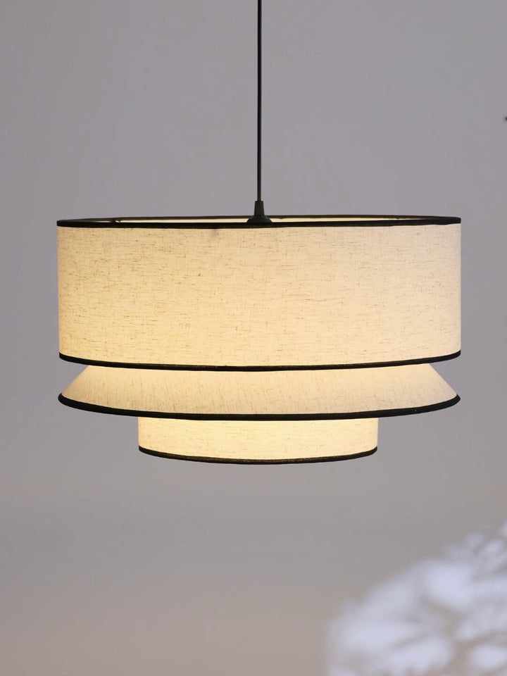Willow Tiered Linen Pendant Lamp