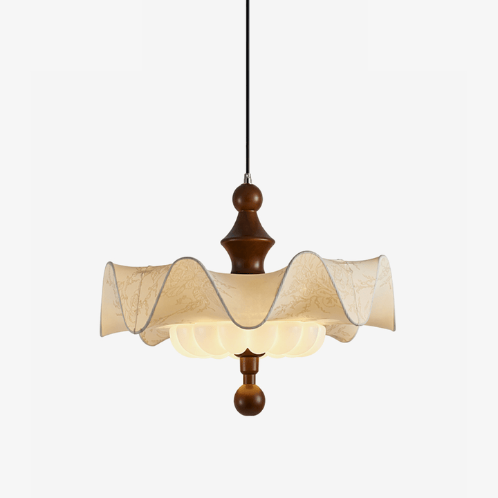 Willow Whisper Scalloped Pendant Lamp - Vakkerlight