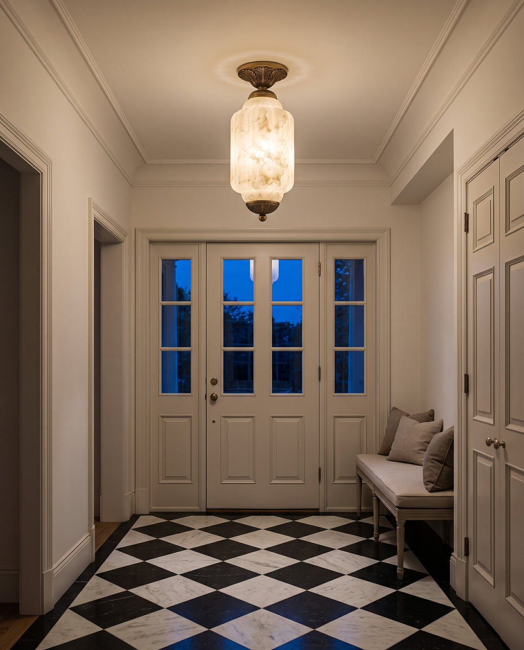 Luminária de Embutir Windsor em Alabastro