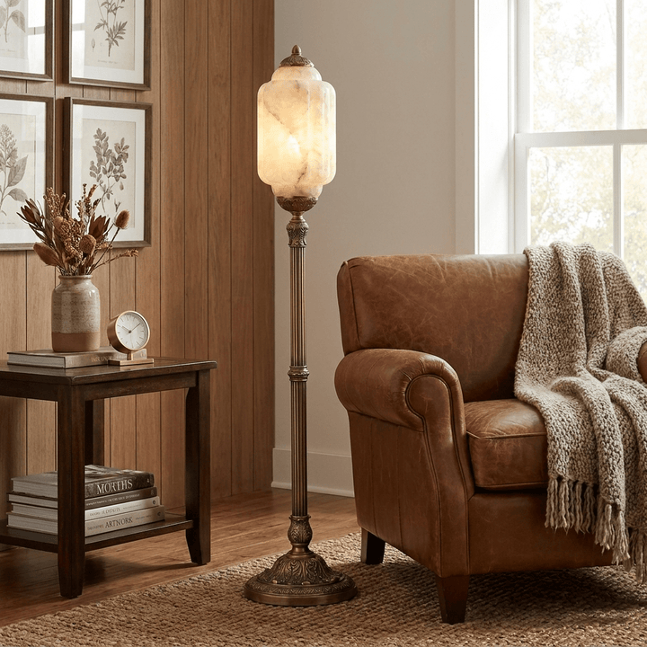Windsor Alabaster Floor Lamp - Vakkerlight