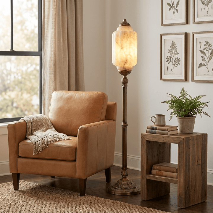 Windsor Alabaster Floor Lamp - Vakkerlight