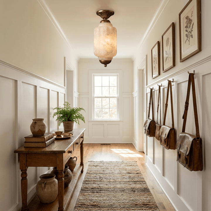 Windsor Alabaster Flush Mount Light - Vakkerlight