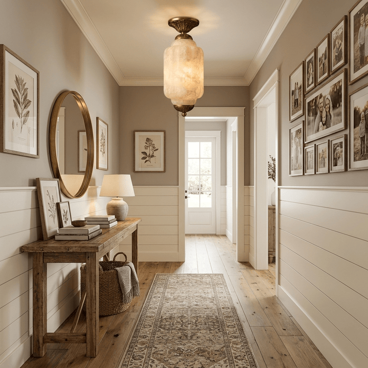 Windsor Alabaster Flush Mount Light - Vakkerlight