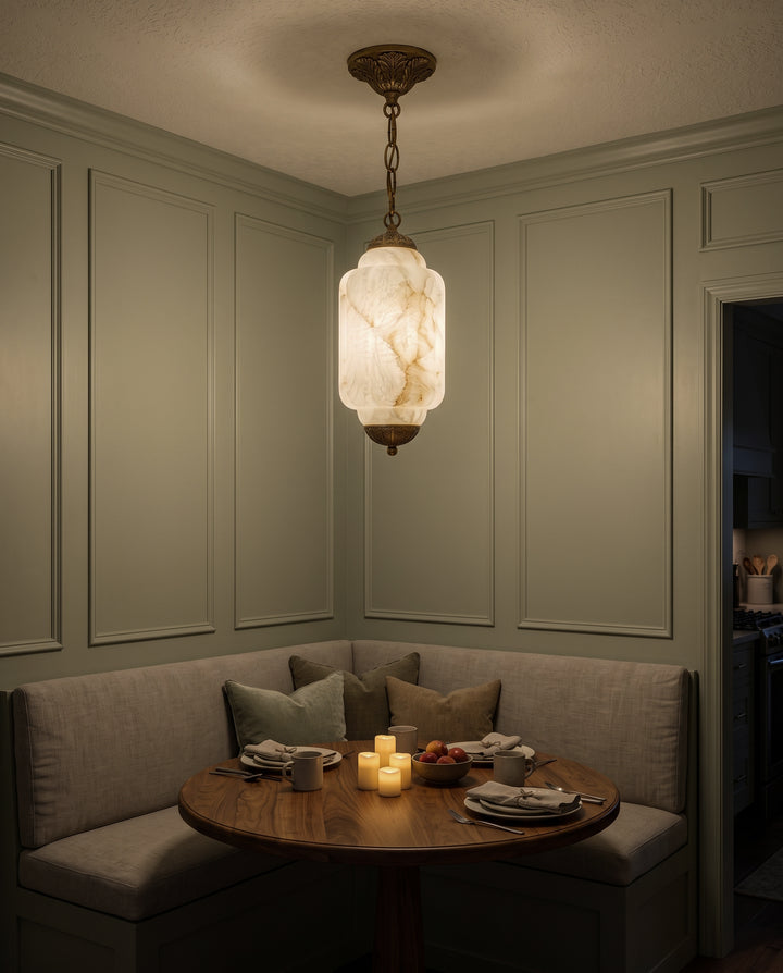Windsor Alabaster Lantern Pendant Lamp