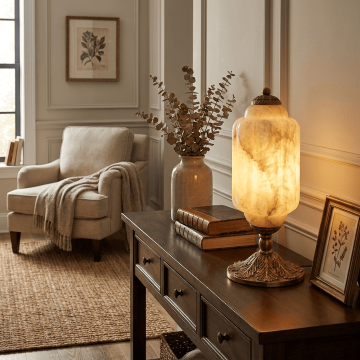 Windsor Alabaster Table Lamp - Vakkerlight